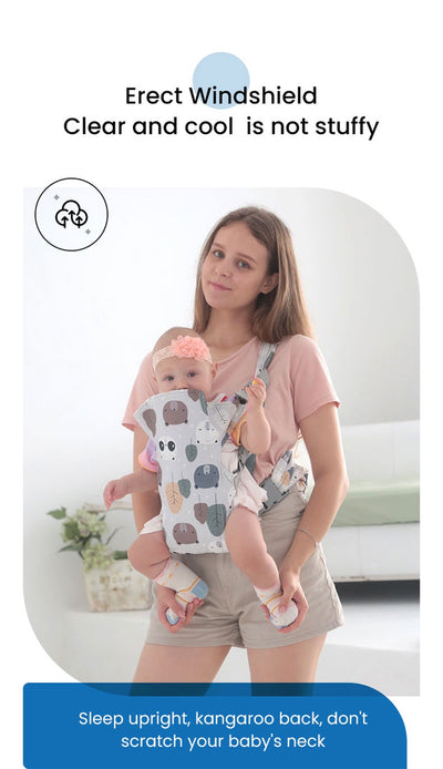 Baby Carrier Ergonomic Breathable Kangaroo Baby Travel Bag Backpack Adjustable Comfort Kids Toddler Infant Sling Labor Saving Easy To Carrier