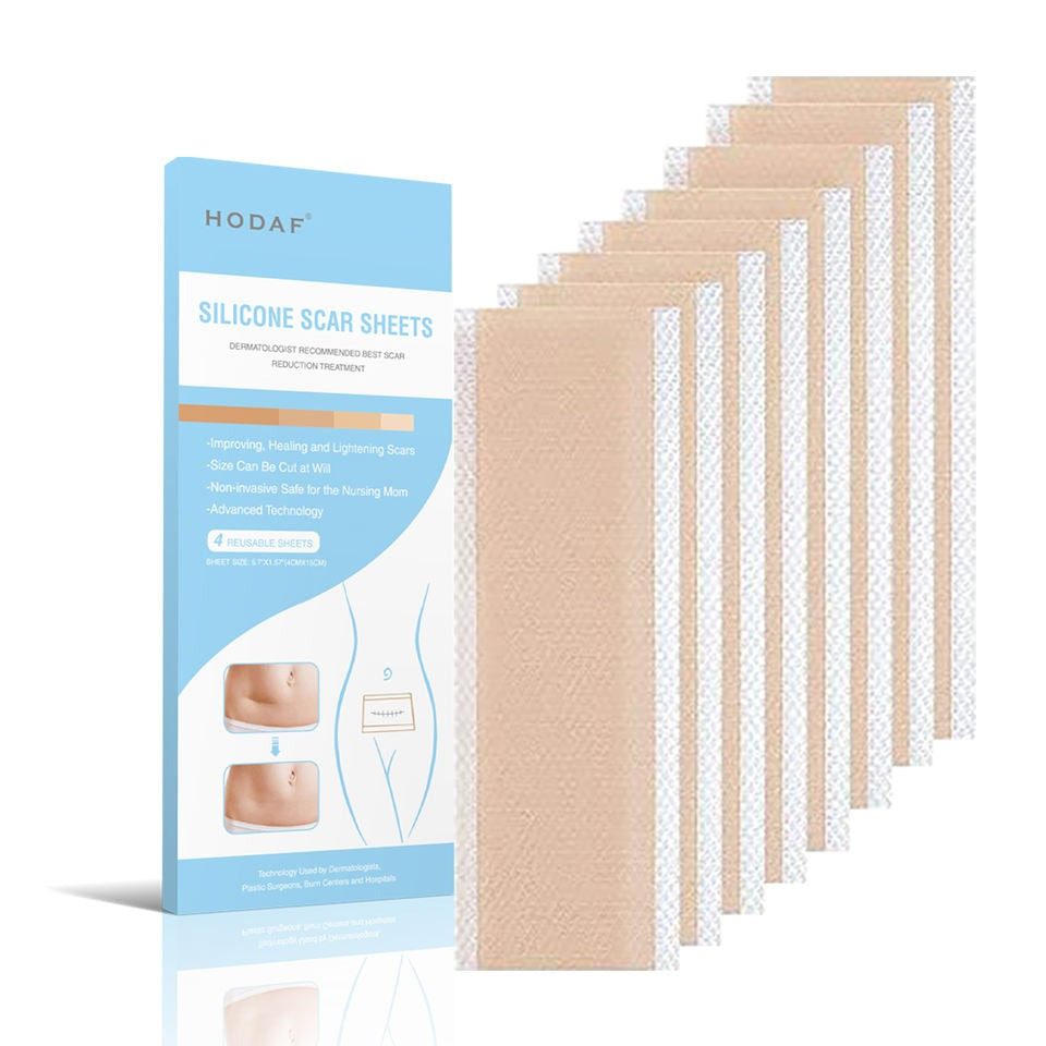 Reusable Silicone Scar Treatment Strips - Professional Quality Scar Reduction Tape for Surgical, C-Section & Injury Scar