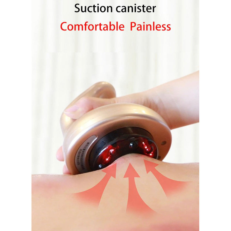 Electric Body Massage Tool, Palm-powered Gua Sha Cupping Massager, Compact and Portable, Detoxifying, Pain and Fatigue