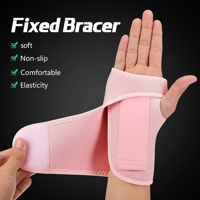 Adjustable Wrist Brace Guard Durable Steel Wrist Splint Support Strap Carpal Tunnel Tendonitis Stabilizer Arthritis Pain