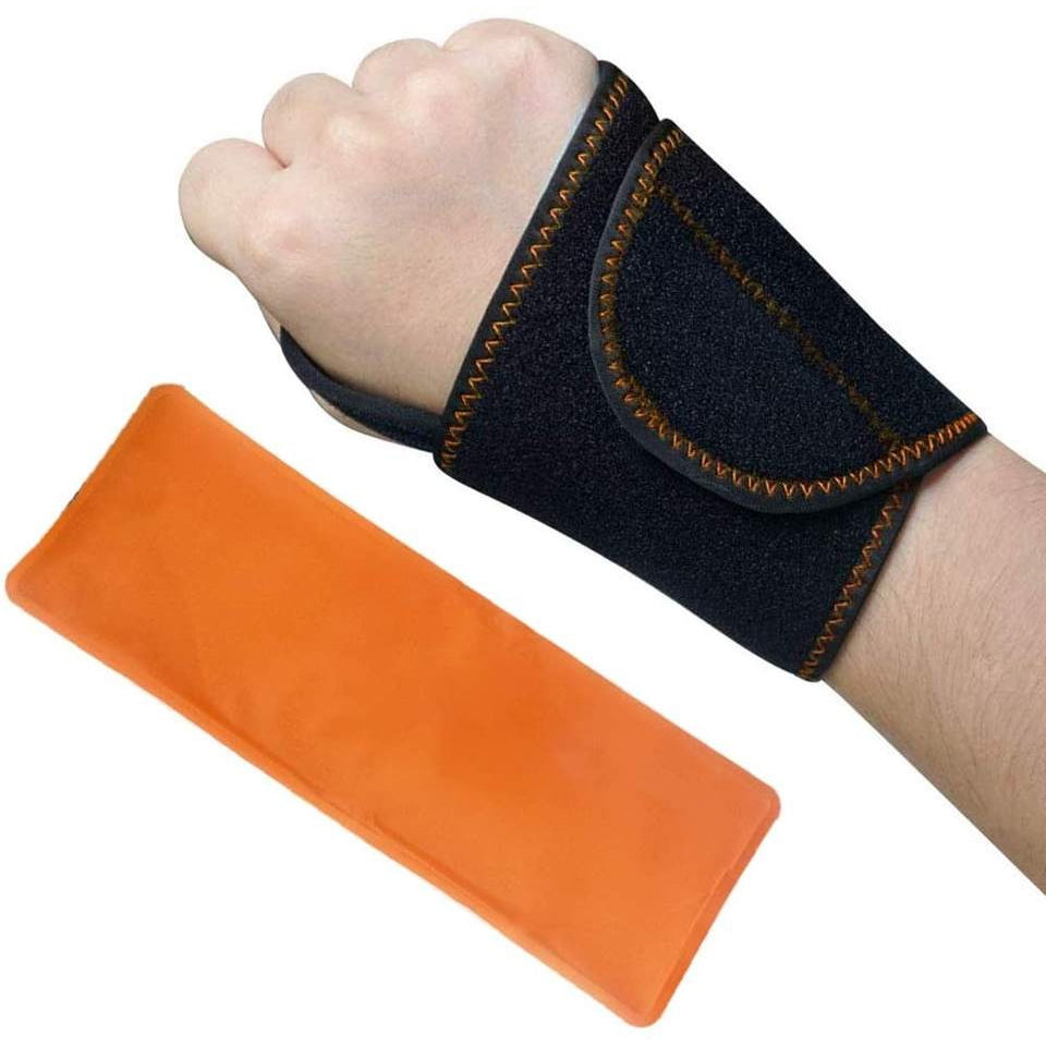 Wrist Support Hand Hot Cold Gel Pack Mitten Reusable Ice pack for Carpal Tunnel Syndrome Eczema & Arthritis Pain Relief