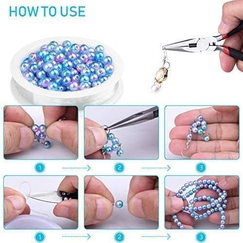 DIY Jewelry Making Supplies Kit with Jewelry Tools, Jewelry Wires and Jewelry Findings for Jewelry Repair and Beading