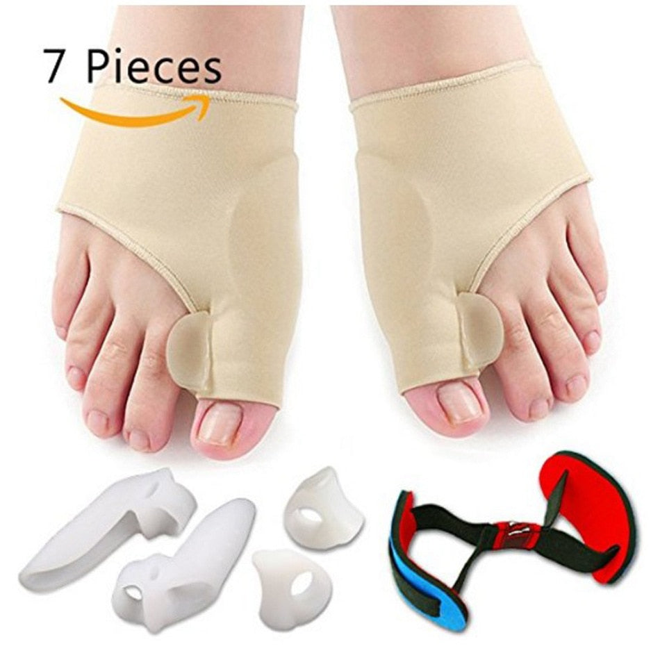 Bunion Corrector Gel Pad Stretcher Nylon Hallux Valgus Protector Guard Toe Separator Orthopedic Straightener Foot Care Tool