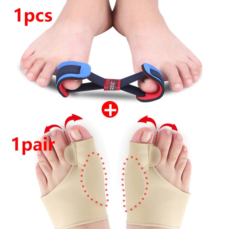 Bunion Corrector Gel Pad Stretcher Nylon Hallux Valgus Protector Guard Toe Separator Orthopedic Straightener Foot Care Tool