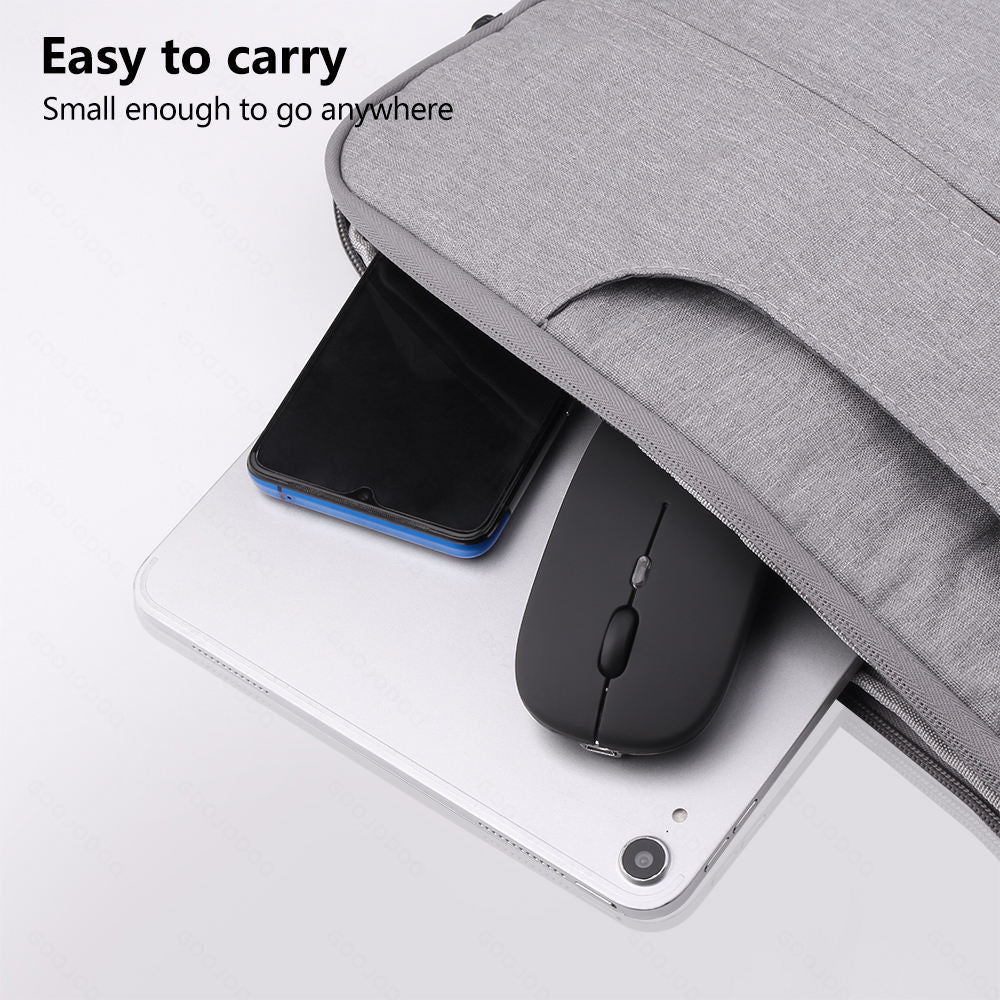 Ultra-thin charging Wireless Mouse Mute Rechargeable Dual mode Mouse Portable Game Silent Laptop For Lenovo Universal Limit