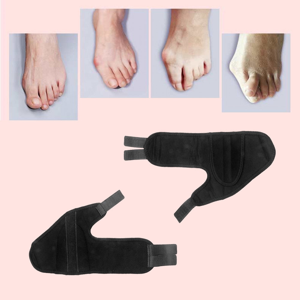 Bunion Corrector Toe Separator Splint Correction System Device Hallux Valgus Foot Care Pedicure Orthotics Hammer Crooked Big Toe Straightener Straightening Separator Bunion Relief Foot Sleeves