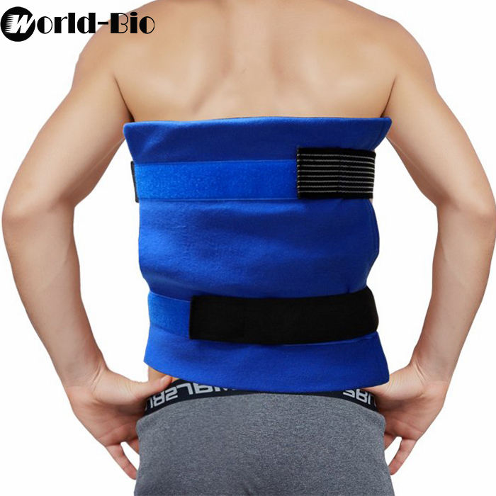 Gel Ice Pack & Wrap with Straps for Hot Cold Therapy - Pain Relief for Shoulder Rotator Cuff, Back, Hip, Knee Replacement Surgery, Shin Splint Injuries Reusable