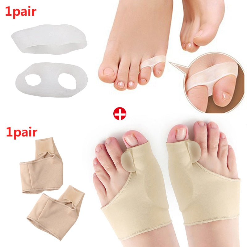 Bunion Corrector Gel Pad Stretcher Nylon Hallux Valgus Protector Guard Toe Separator Orthopedic Straightener Foot Care Tool