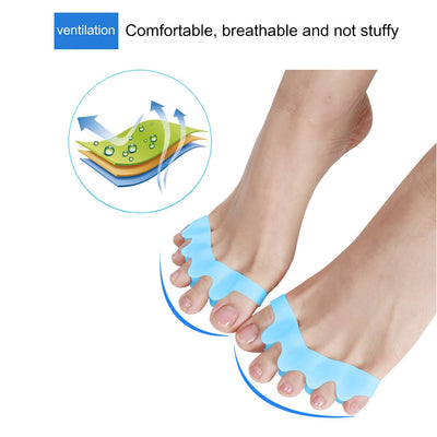 Protective Finger Separator Toe Separator Suitable Bunion Corrector Material Soft Gel Straightener Spacers Stretchers Tool