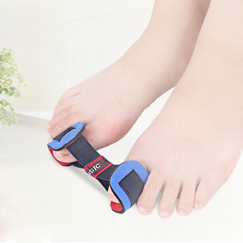 Hallux Valgus Corrector Elastic Belt Big Toe Separator Bunion Splint Recovery Training Brace Straightener Feet Care Tool