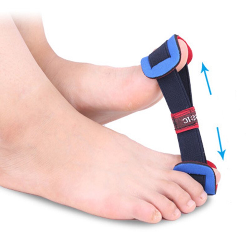 Hallux Valgus Corrector Elastic Belt Big Toe Separator Bunion Splint Recovery Training Brace Straightener Feet Care Tool