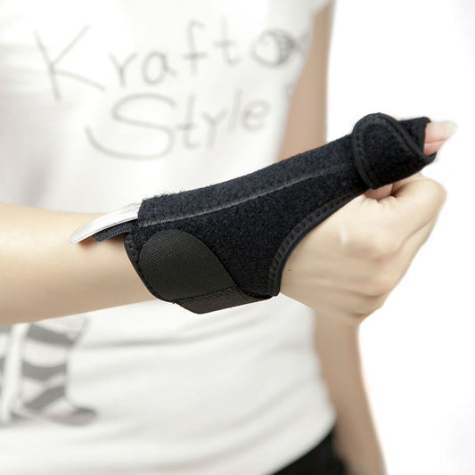 Breathable Net Sports Finger Wrist Bracer Plate to Support the Prevention of Finger Sprain fit for Left & Right Hand Side