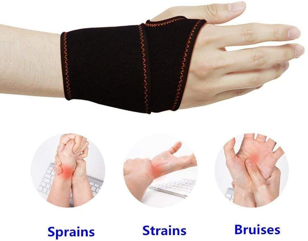 Wrist Ice Pack Wrap - Hand Support Brace with Reusable Gel Pack | Hot/Cold Therapy for Pain Relief from Rheumatoid Arthritis, Tendonitis, Sports Injuries, Swelling, Bruises & Sprains