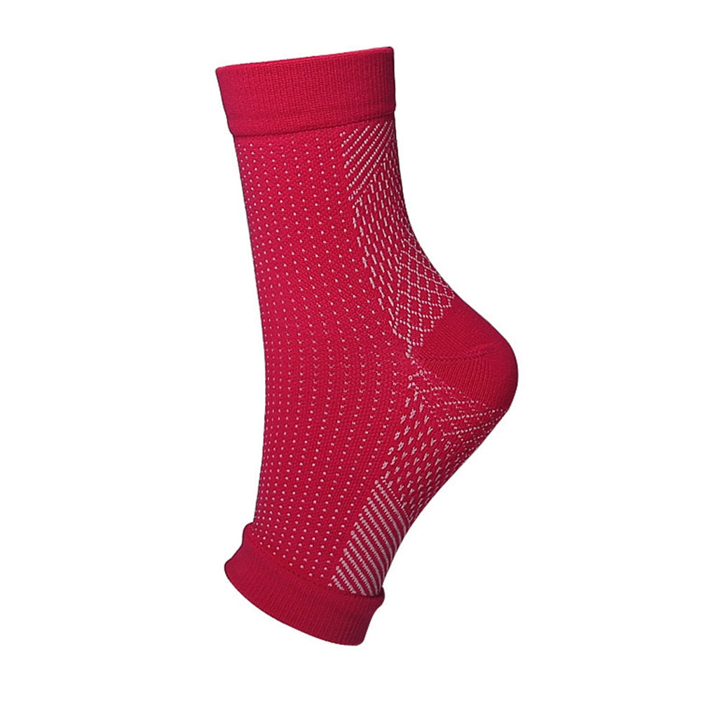 Foot angel anti fatigue compression foot sleeve Ankle Support Running Cycle Basketball Sports Socks Outdoor Men Ankle Brace Sock