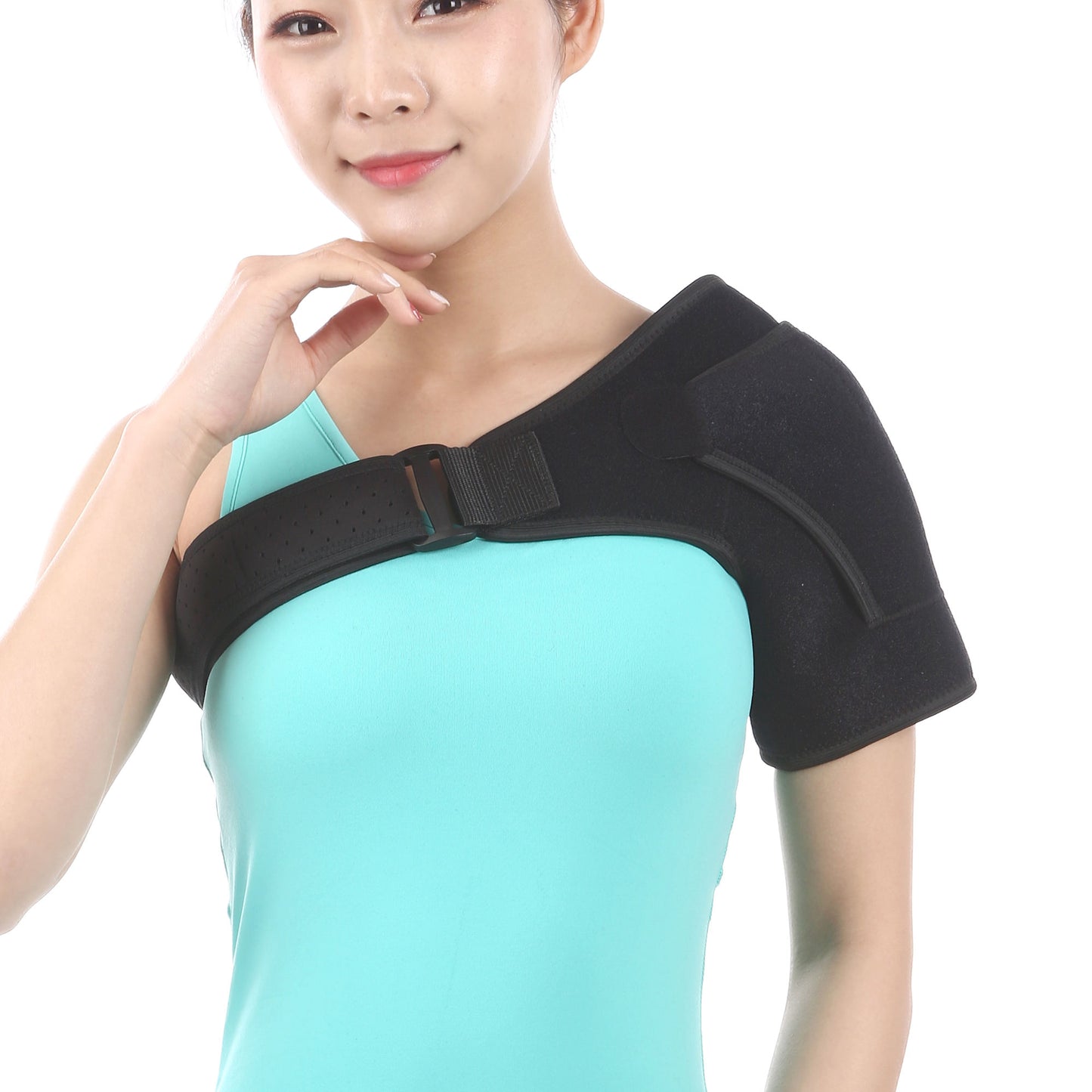 Promotion clearance shoulder brace with pressure pad neoprene shoulder support shoulder pain pack compression sleeve