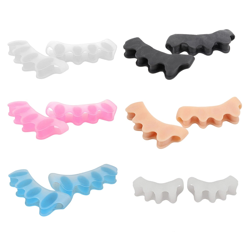 Protective Finger Separator Toe Separator Suitable Bunion Corrector Material Soft Gel Straightener Spacers Stretchers Tool