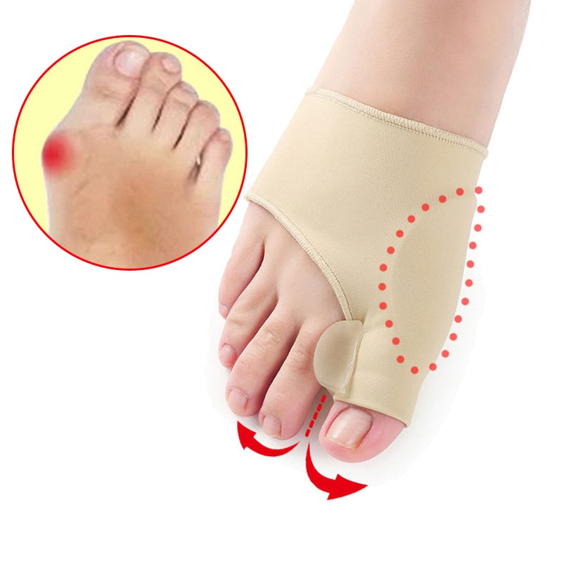 Bunion Corrector Gel Pad Stretcher Nylon Hallux Valgus Protector Guard Toe Separator Orthopedic Straightener Foot Care Tool