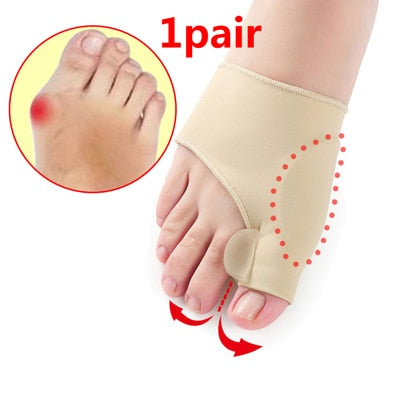 Bunion Corrector Gel Pad Stretcher Nylon Hallux Valgus Protector Guard Toe Separator Orthopedic Straightener Foot Care Tool