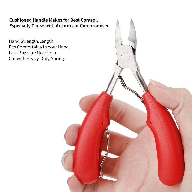 Thick Stainless Steel Nail Cutter Nipper Toe Nail Clippers for Ingrown Thick Toenails