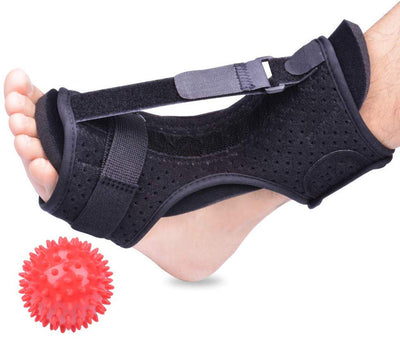 Adjustable Plantar Fasciitis Night Splint Ankle Brace for Foot Orthosis Foot Pain Relief with CE
