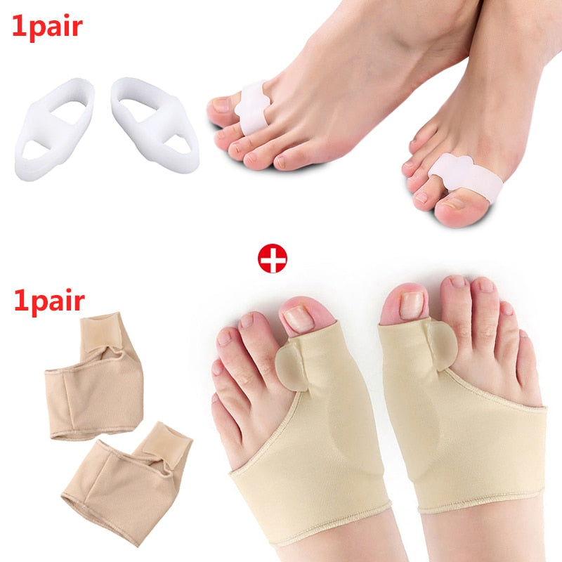 Bunion Corrector Gel Pad Stretcher Nylon Hallux Valgus Protector Guard Toe Separator Orthopedic Straightener Foot Care Tool