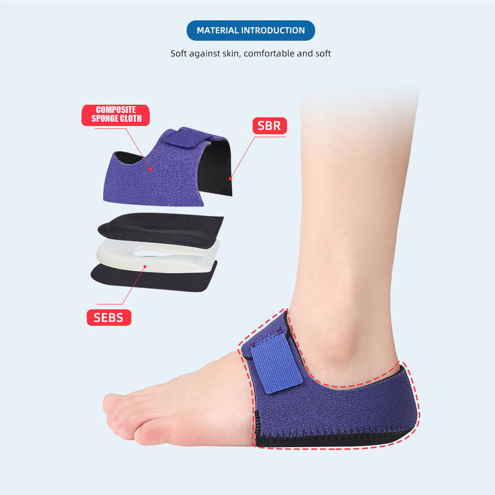 Medical Lightweight Foot Care Heel Pad Cushion For Cracked Heel Repair