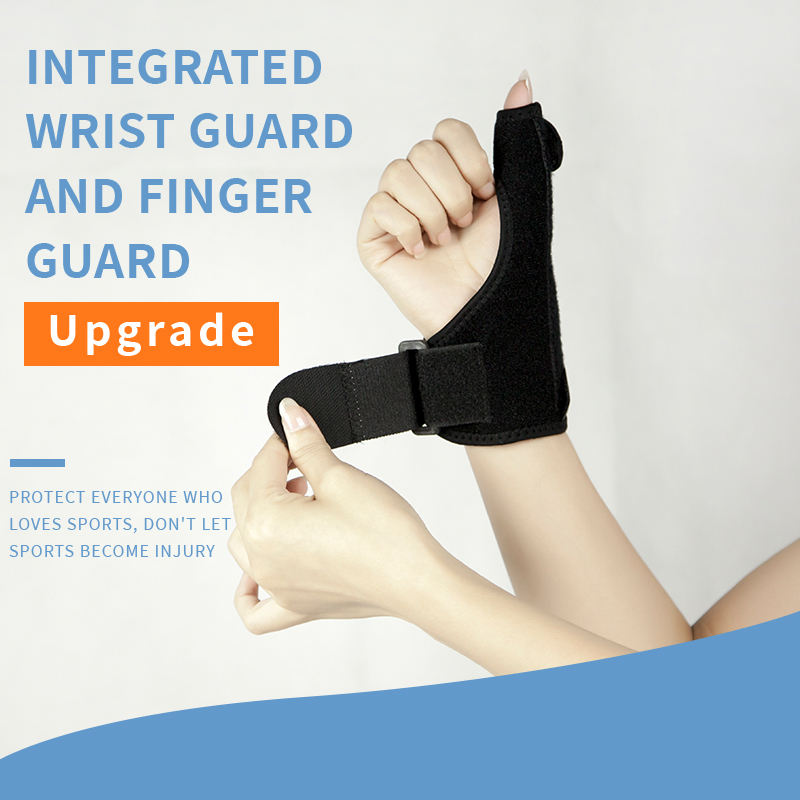 Breathable Net Sports Finger Wrist Bracer Plate to Support the Prevention of Finger Sprain fit for Left & Right Hand Side