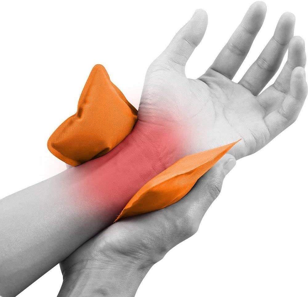 Wrist Ice Pack Wrap - Hand Support Brace with Reusable Gel Pack | Hot/Cold Therapy for Pain Relief from Rheumatoid Arthritis, Tendonitis, Sports Injuries, Swelling, Bruises & Sprains