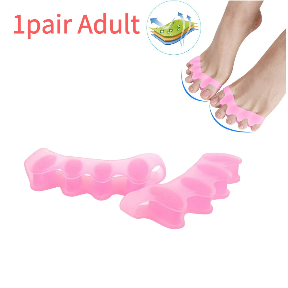 Protective Finger Separator Toe Separator Suitable Bunion Corrector Material Soft Gel Straightener Spacers Stretchers Tool