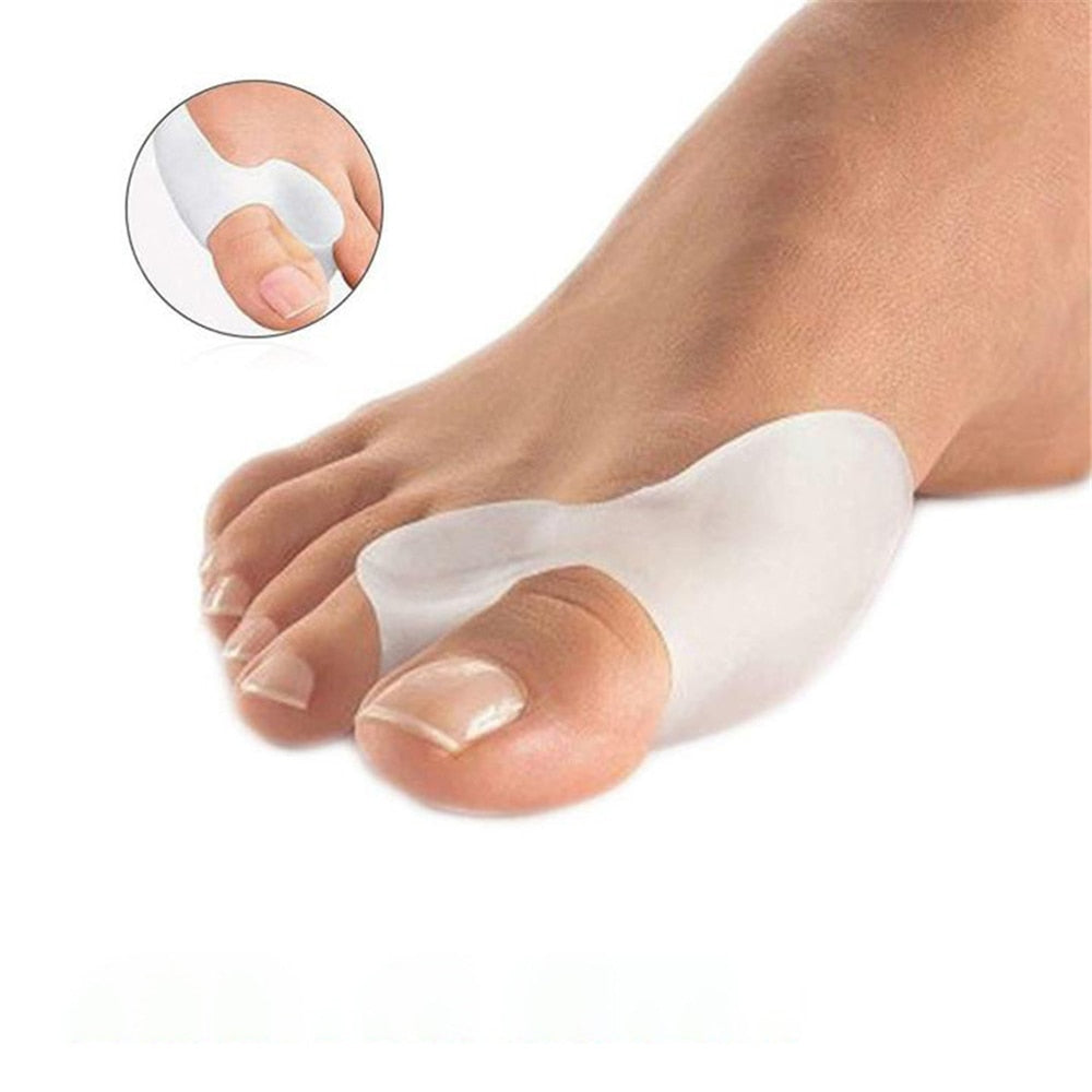 Silicone Gel Thumb Corrector Bunion Foot Toe Hallux Valgus Protector Separator Finger Straightener Adjuster Foot Care Tool
