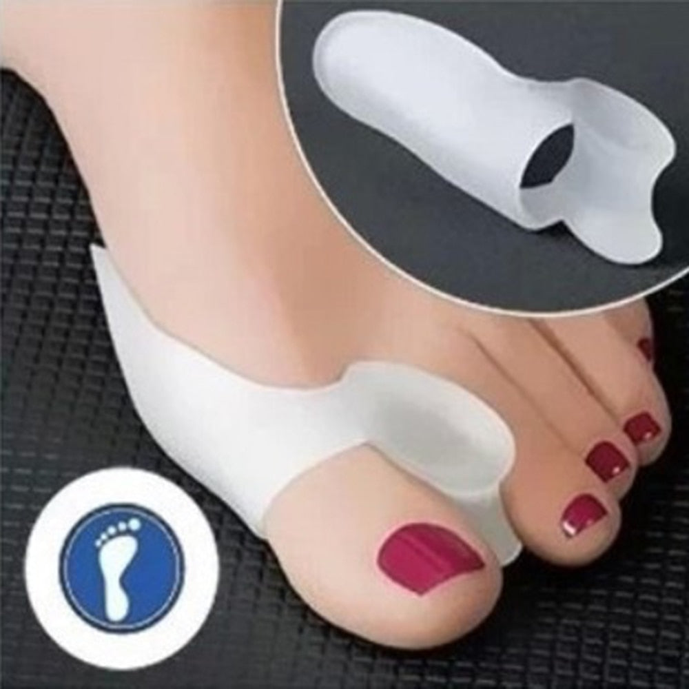 Silicone Gel Thumb Corrector Bunion Foot Toe Hallux Valgus Protector Separator Finger Straightener Adjuster Foot Care Tool