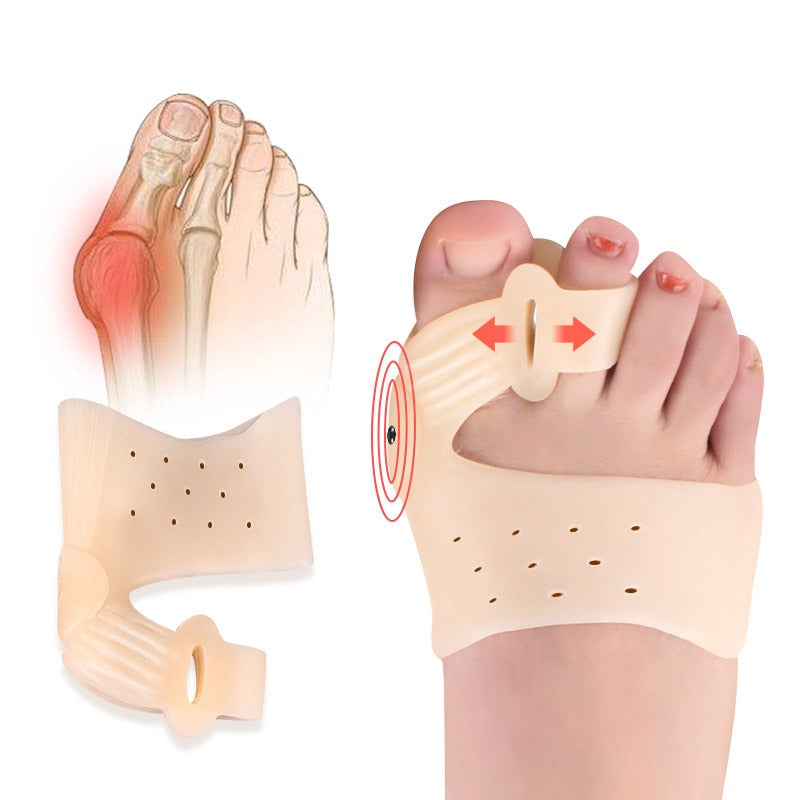 Hallux Valgus Bunion Corrector Adjustable Toe Protector Orthopedic Bone Thumb Big Toes Separators Splint Feet Straightener 2 pcs