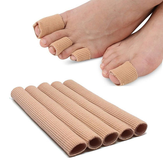 Fabric Toe Separator Finger Protector Applicator Corn Callus Remover Bunion Corrector Pedicure Tools Pain Relief Tube Foot Care