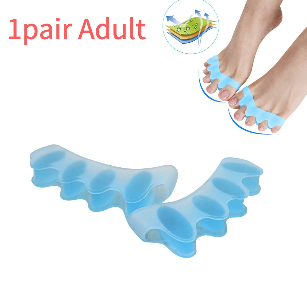 Protective Finger Separator Toe Separator Suitable Bunion Corrector Material Soft Gel Straightener Spacers Stretchers Tool