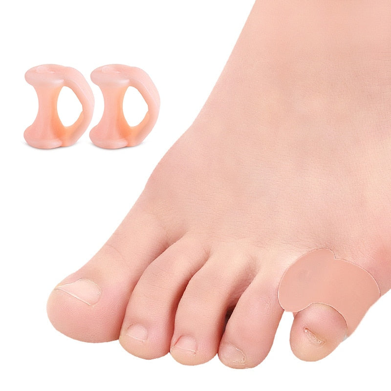 Big Toe Straightener Thumb Valgus Protector Silicone Gel Foot Fingers Toe Separator Bunion Adjuster Feet Pads Relief Foot Pain