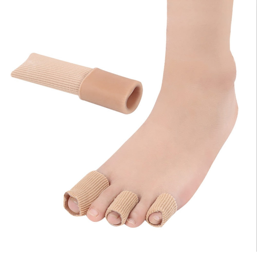 Fabric Toe Separator Finger Protector Applicator Corn Callus Remover Bunion Corrector Pedicure Tools Pain Relief Tube Foot Care