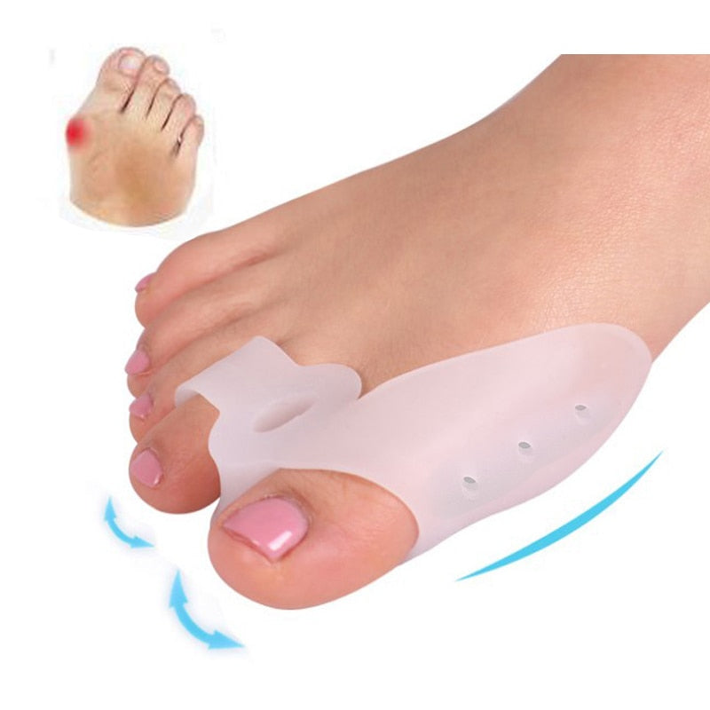 Hallux Valgus Bunion Corrector Adjustable Toe Protector Orthopedic Bone Thumb Big Toes Separators Splint Feet Straightener 2 pcs