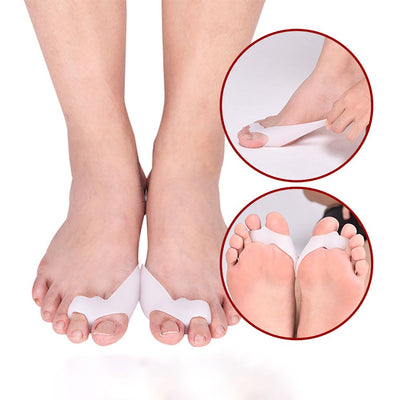 Fabric Toe Separator Finger Protector Applicator Corn Callus Remover Bunion Corrector Pedicure Tools Pain Relief Tube Foot Care